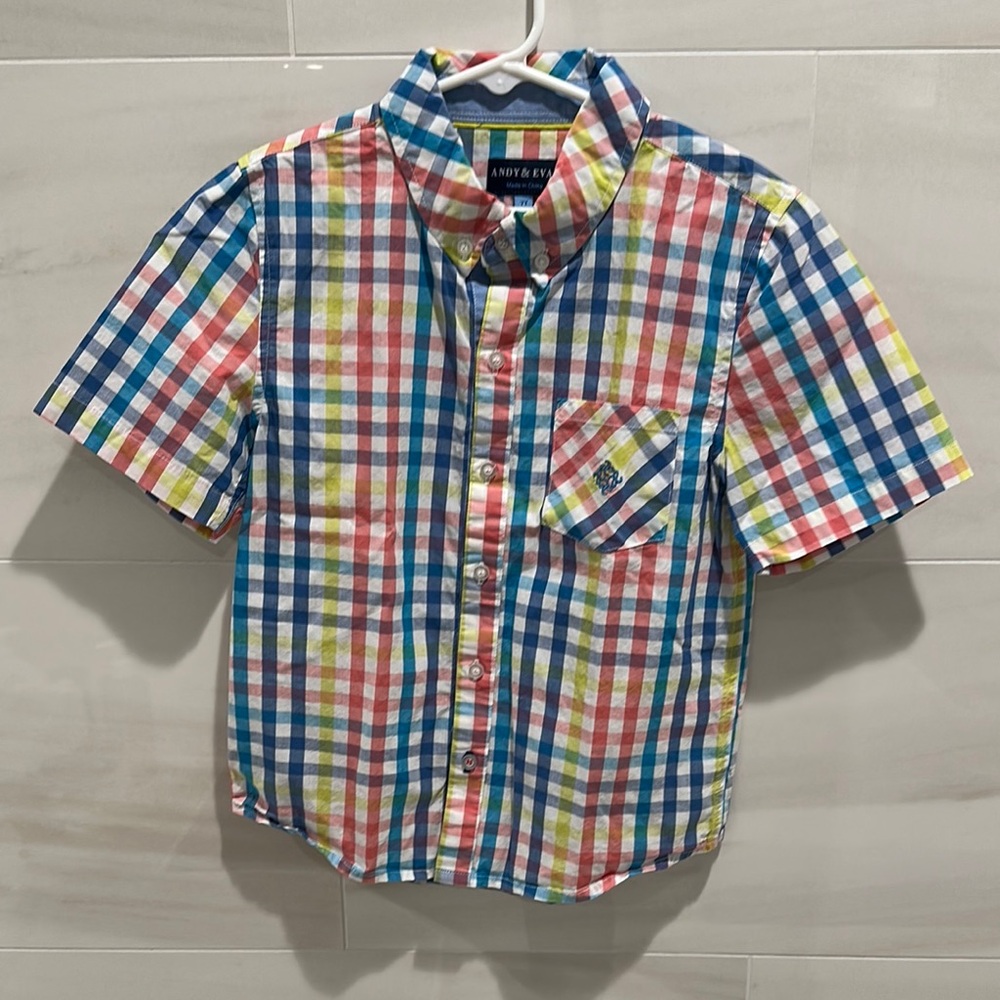 Colorful Checkered Kids Shirt